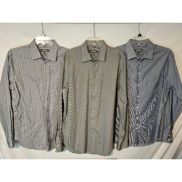 Kenneth Cole Reaction Other - Lot of 3 Men's Kenneth Cole Reaction Dress Shirts XL 17-17.5/36-37